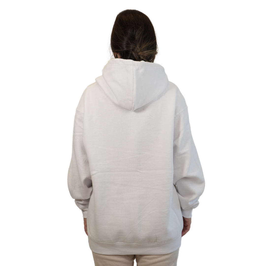Santa Rosa Beach Pullover Hoodie Women with Big Front Palm Tree Beach Club Design Style 252