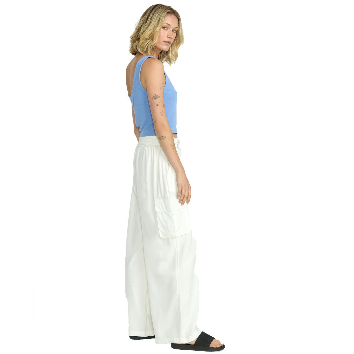 Volcom Coco Ho Women's Beach Pant - Star White Womens - Clothing - Pants Volcom