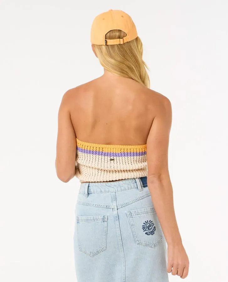 Rip Curl Womens Cala Vadella Crochet Top Womens Shirts Rip Curl
