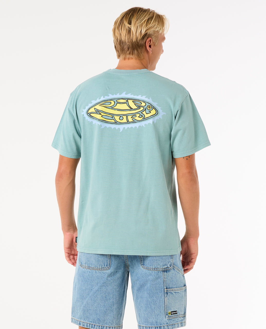 Rip Curl Men Raw Energy Sloth Tee T-SHIRT Rip Curl