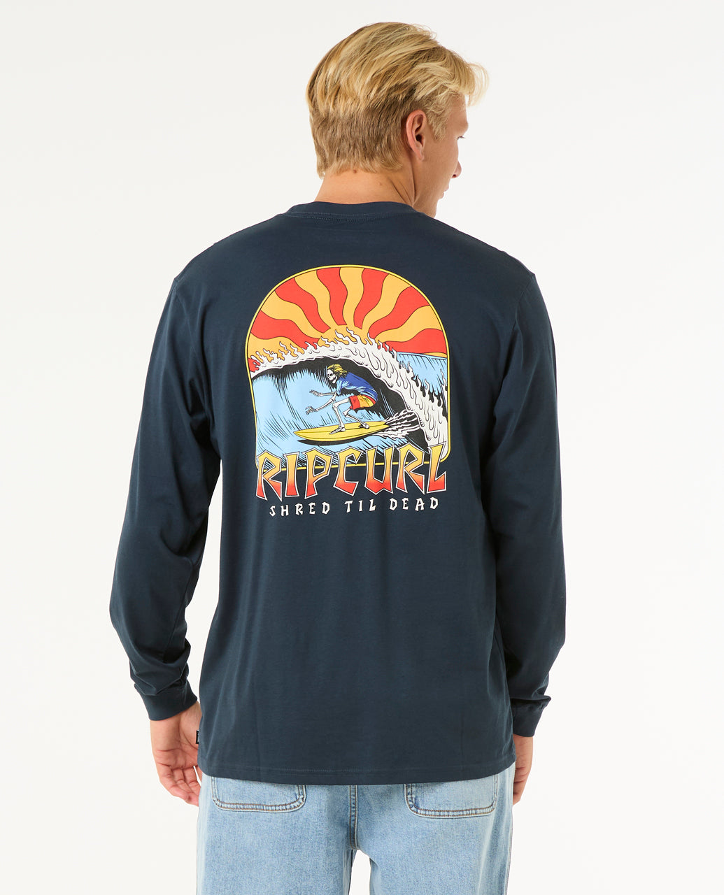 Rip Curl Men Shred Til L/S Tee LONG SLEEVE TEE Rip Curl