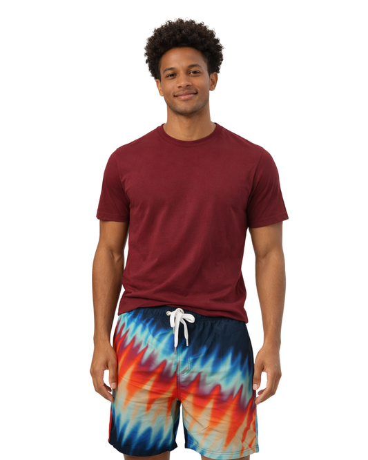 Mens Swim Trunks Rainbow Style Sm-007