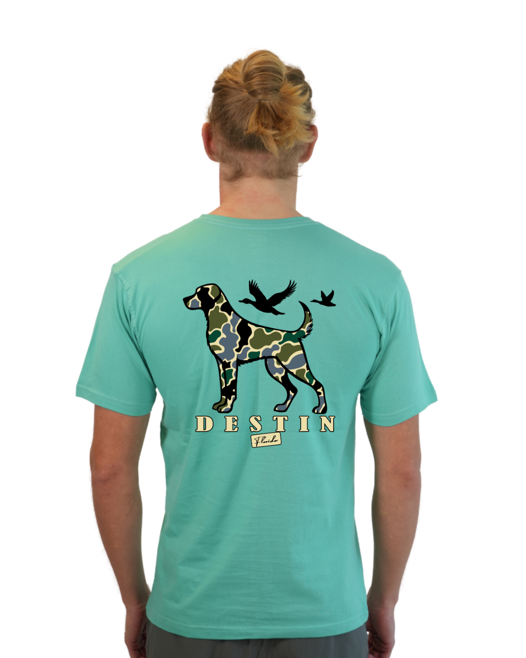 Destin Dog Men T-Shirt Camouflage Edition T-SHIRT alvinsisland.com