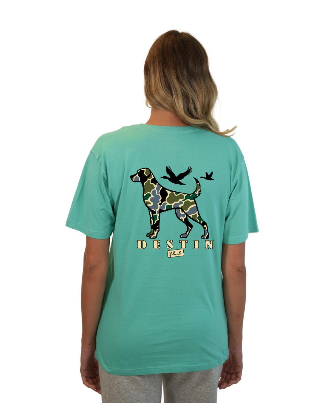 Destin Dog Women T-Shirt Camouflage Edition T-SHIRT alvinsisland.com
