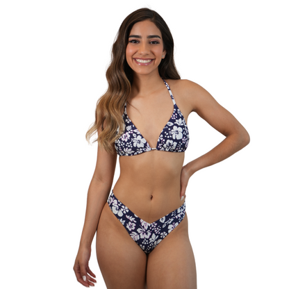 Set of Seamless Slide Tiangle Top and High Leg V Bottom Color Surf and Sand Style B581-2785 | B581-1498