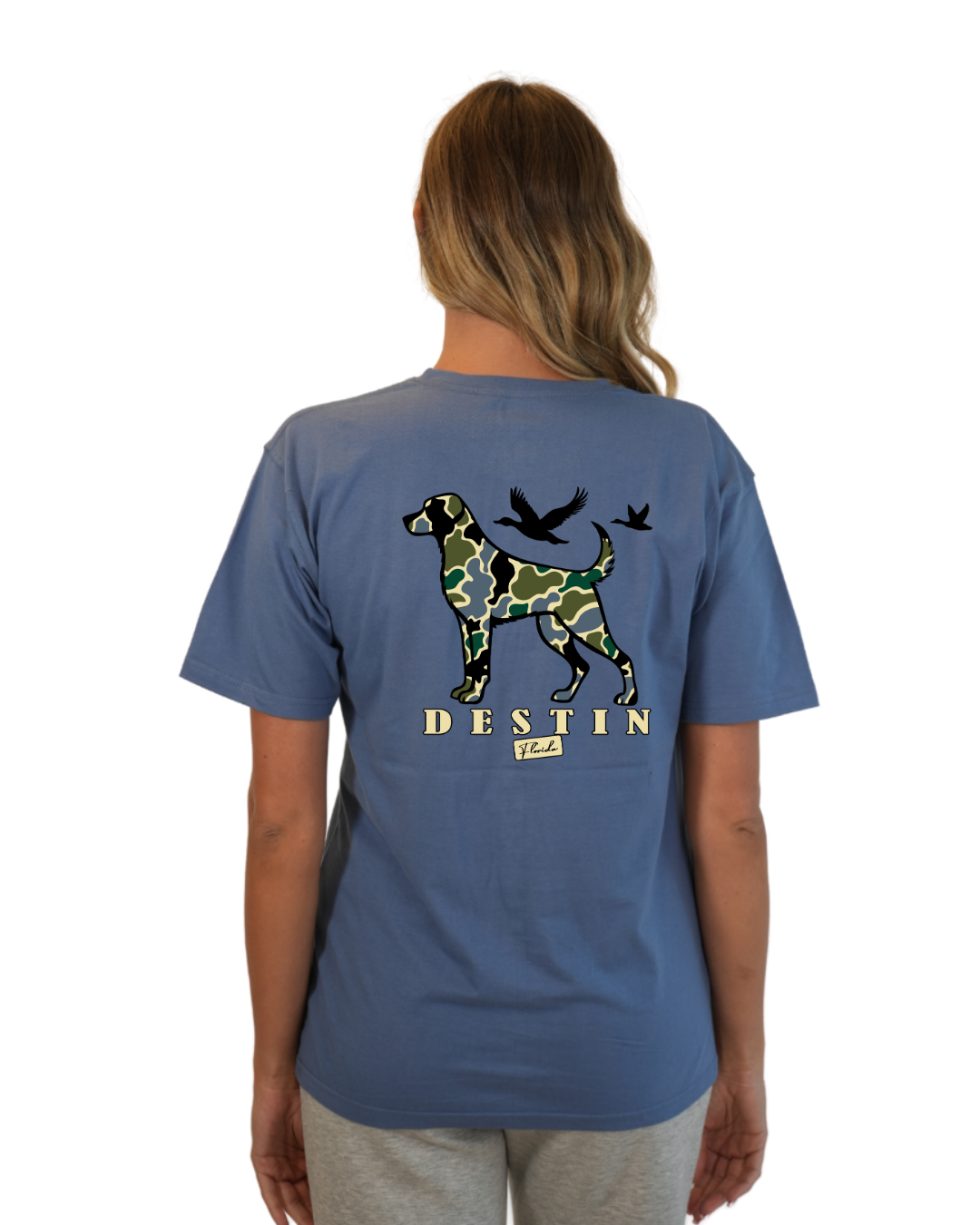Destin Dog Women T-Shirt Camouflage Edition T-SHIRT alvinsisland.com