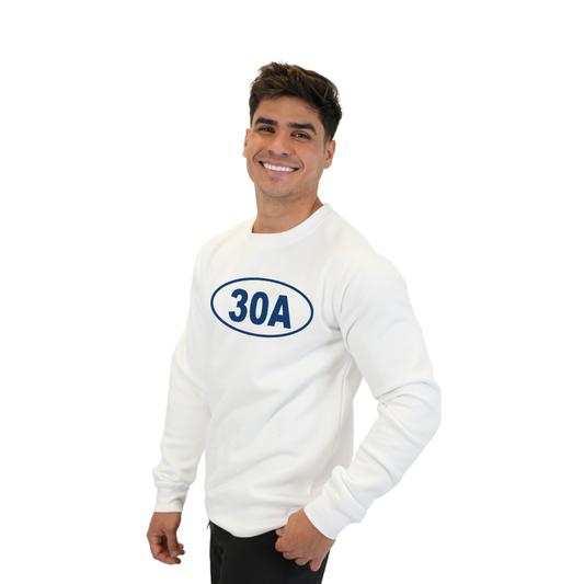 30A, Florida Panhandle Fleece Crewneck Sweatshirt Men Style 067