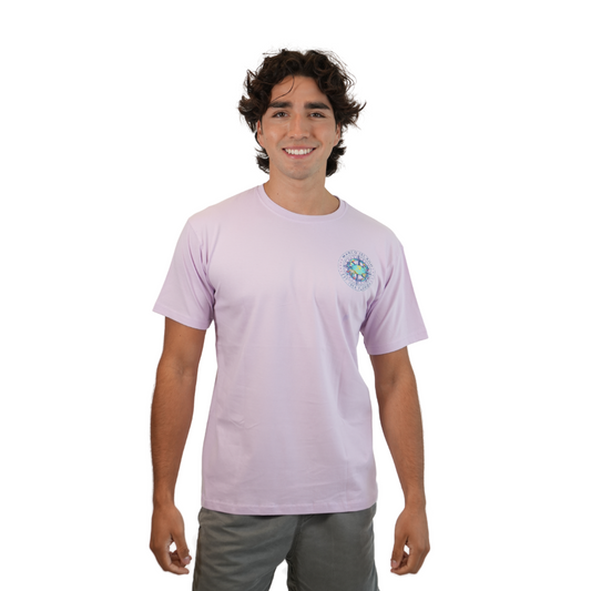 Marco Island Crab Combed/Cotton Unisex Purple Ice  T-Shirt Style Cc1000