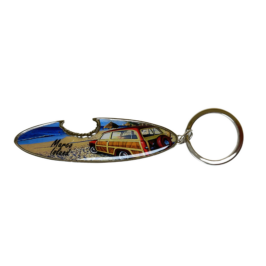 Marco Island Sur Table Shark Bite Opener 4" Keychain