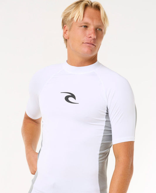 RIP CURL Waves UV Short Sleeve Rash Guard Rip Curl
