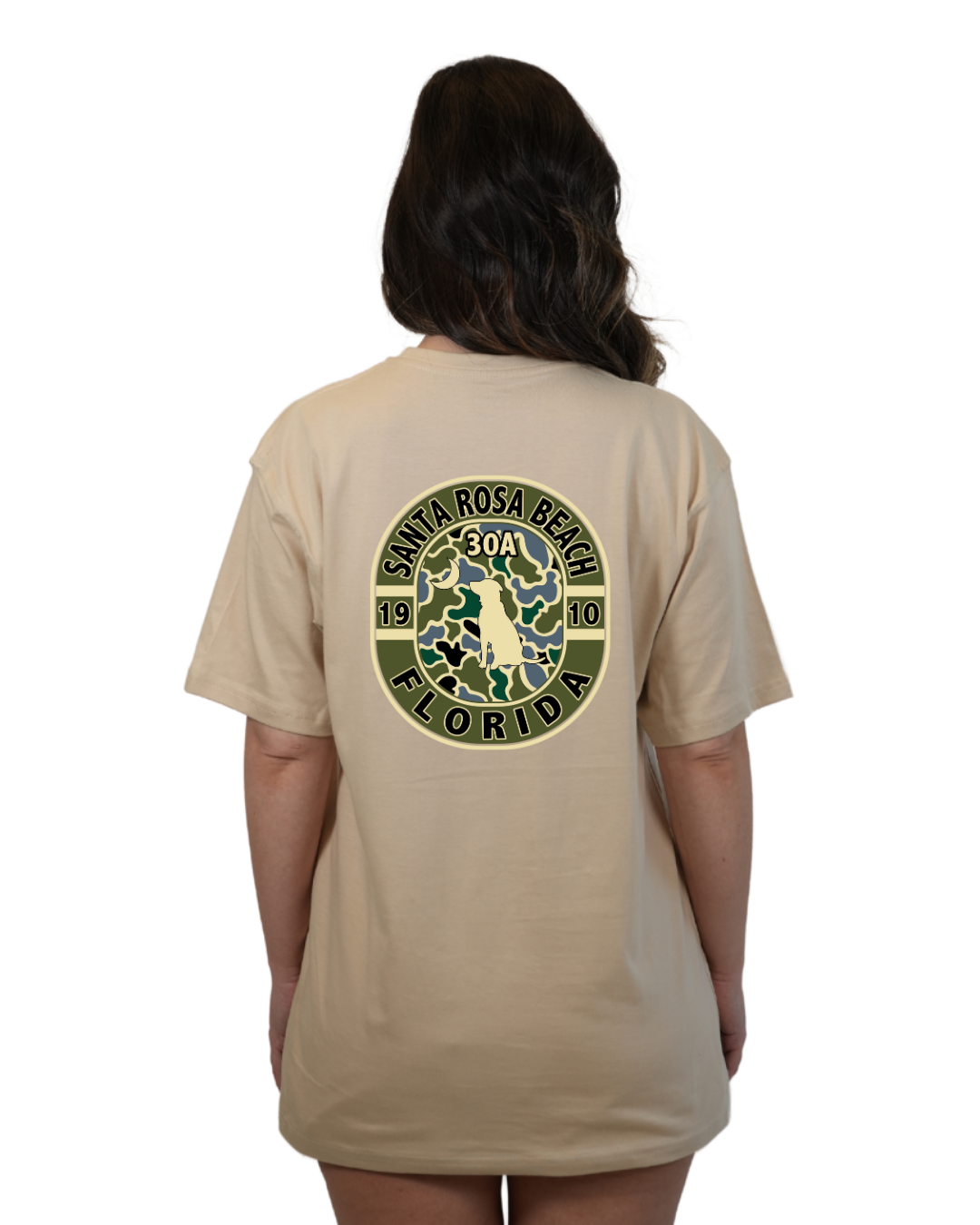Santa Rosa Dog 1984 Women T-Shirt Camouflage Edition