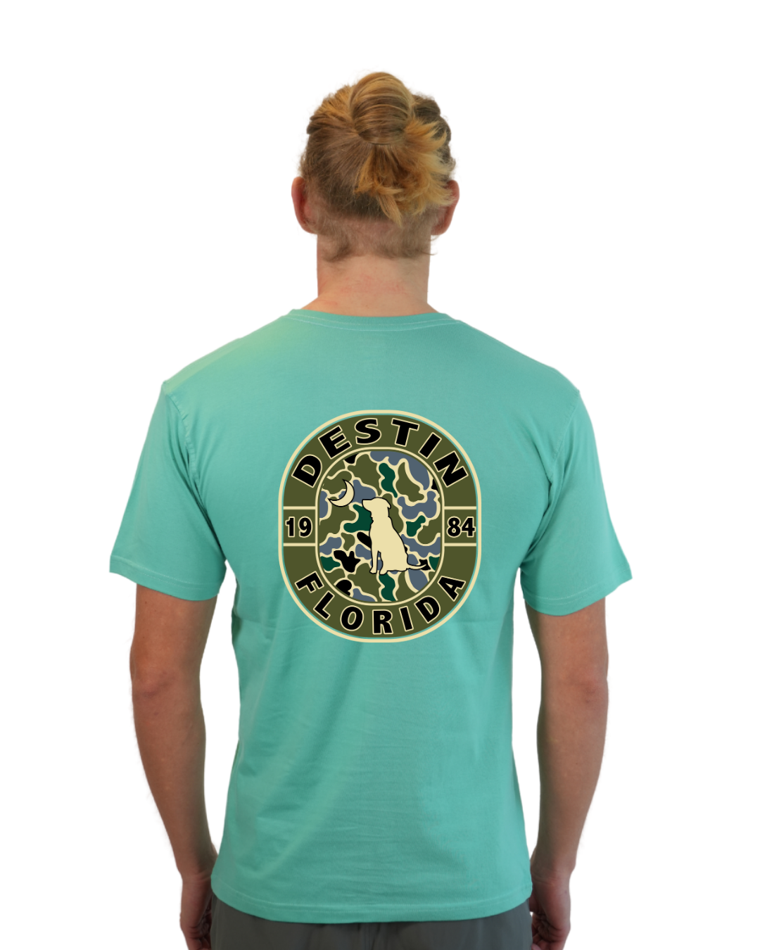 Destin Dog 1984 T-Shirt Camouflage Edition T-SHIRT alvinsisland.com