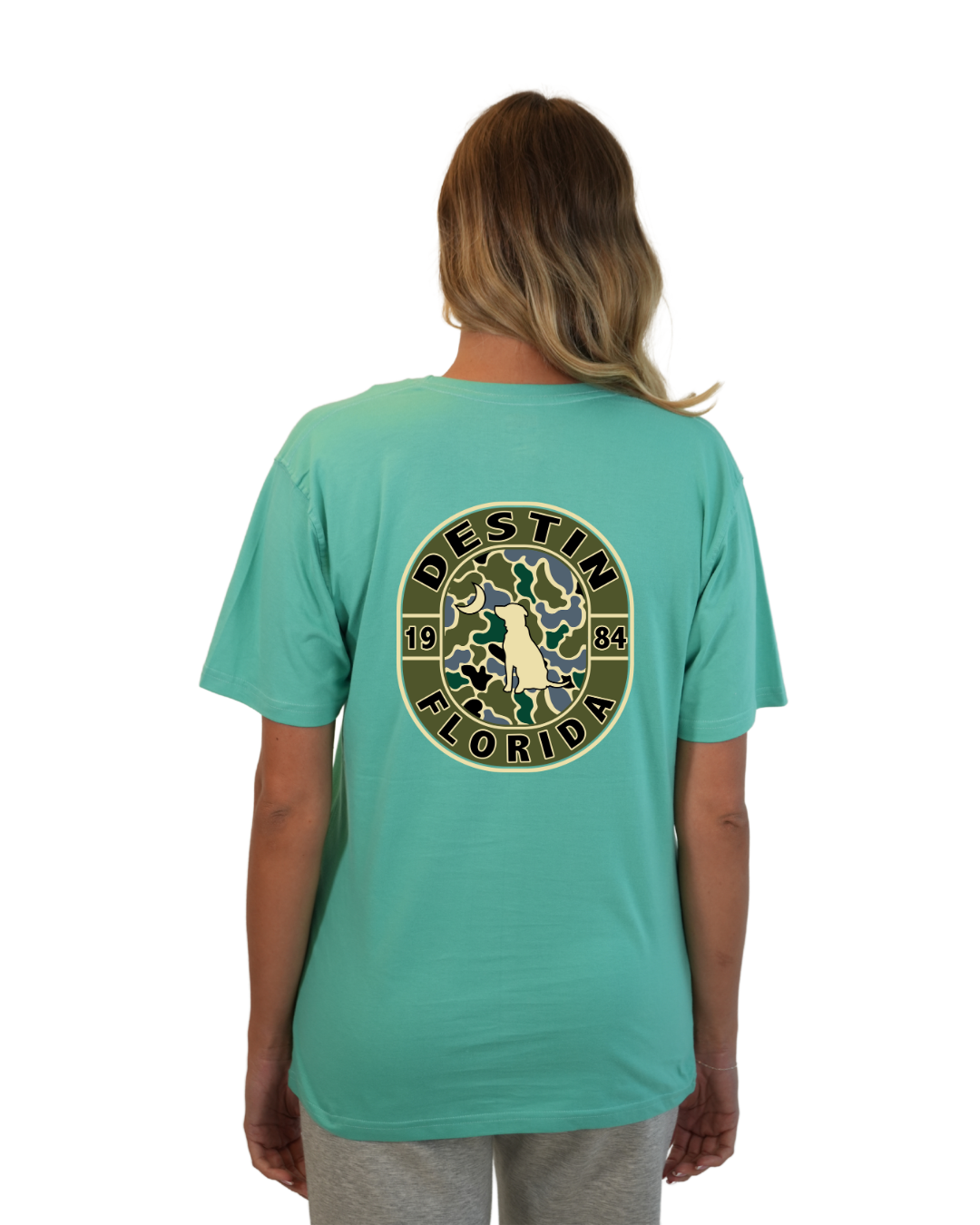 Destin Dog 1984 Women T-Shirt Camouflage Edition T-SHIRT alvinsisland.com