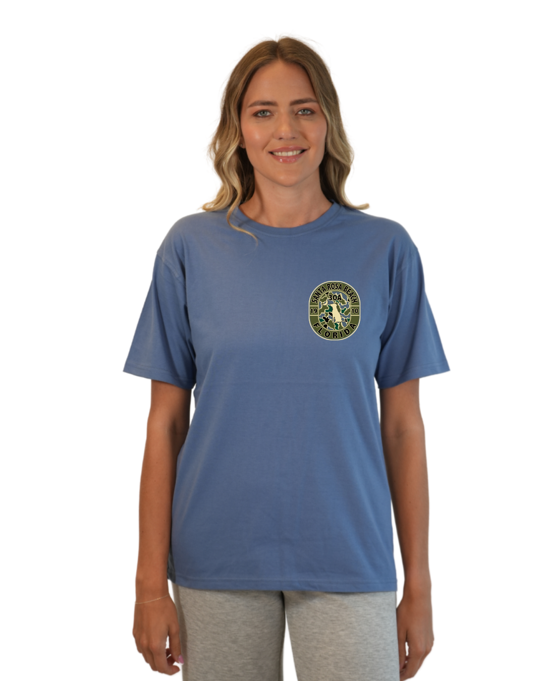 Santa Rosa Dog 1984 Women T-Shirt Camouflage Edition