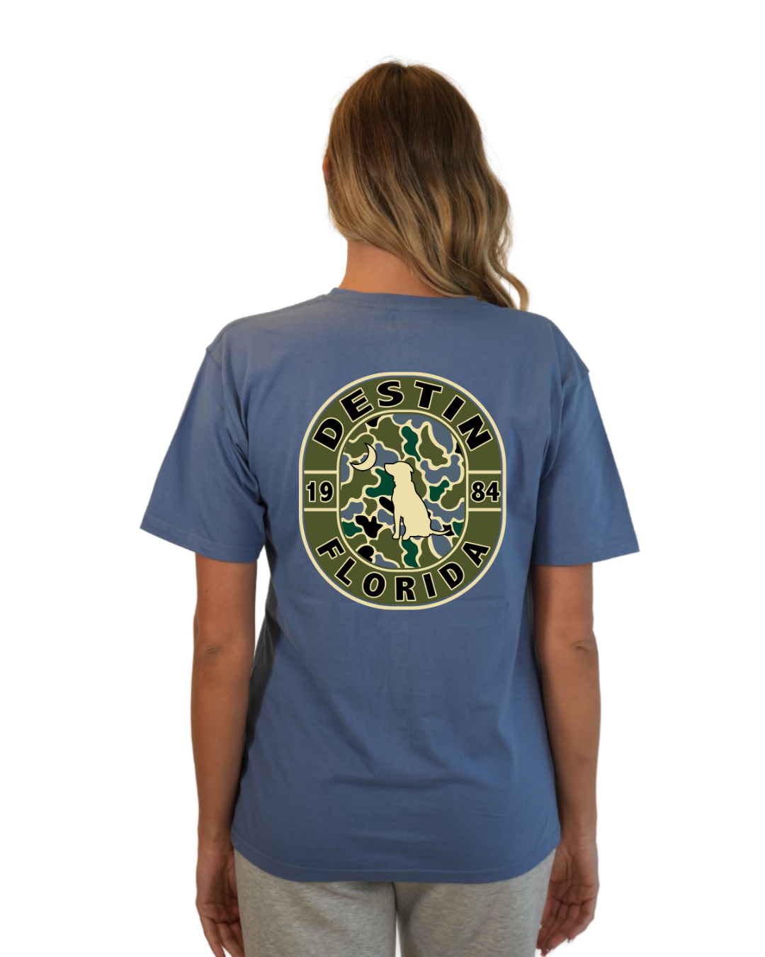 Destin Dog 1984 Women T-Shirt Camouflage Edition T-SHIRT alvinsisland.com