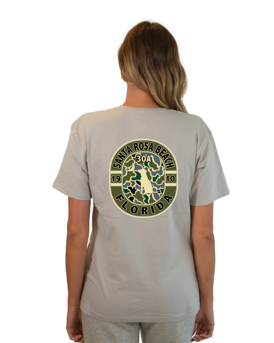 Santa Rosa Dog 1984 Women T-Shirt Camouflage Edition