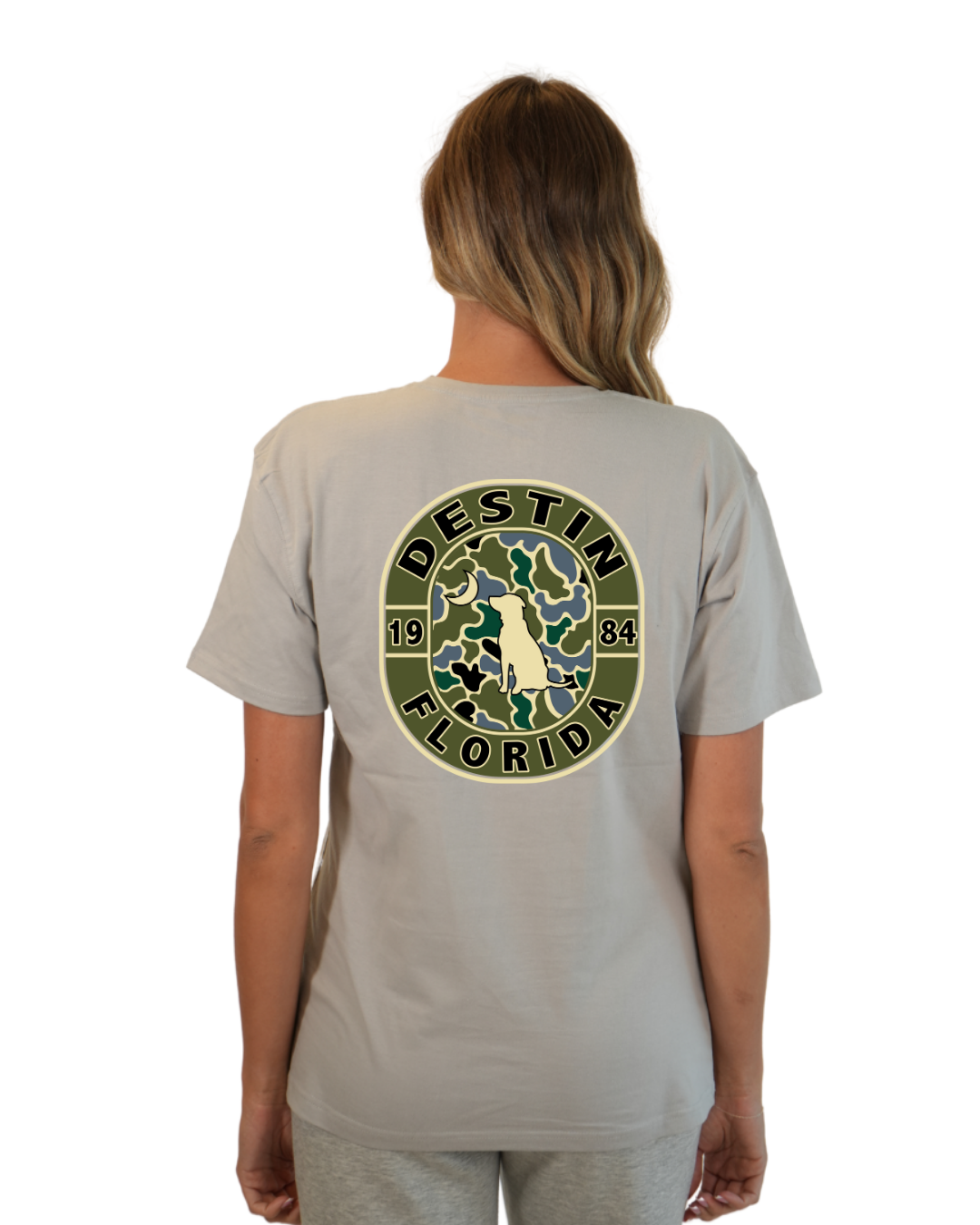 Destin Dog 1984 Women T-Shirt Camouflage Edition T-SHIRT alvinsisland.com