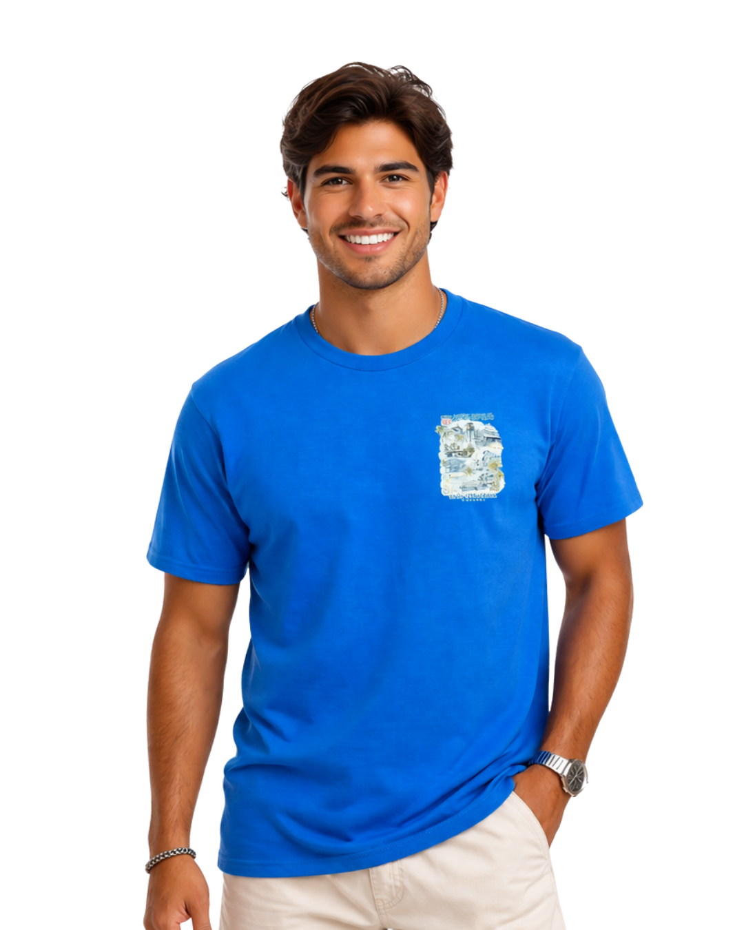 Santa Rosa Beach, Fl 30A Design Men’s T-Shirt