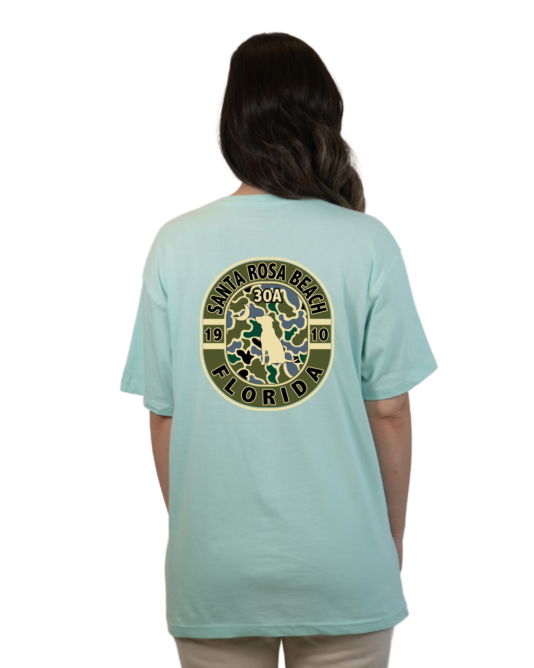 Santa Rosa Dog 1984 Women T-Shirt Camouflage Edition