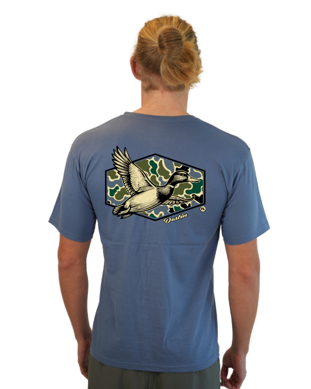 Destin Duck Men  T-Shirt Camouflage Edition