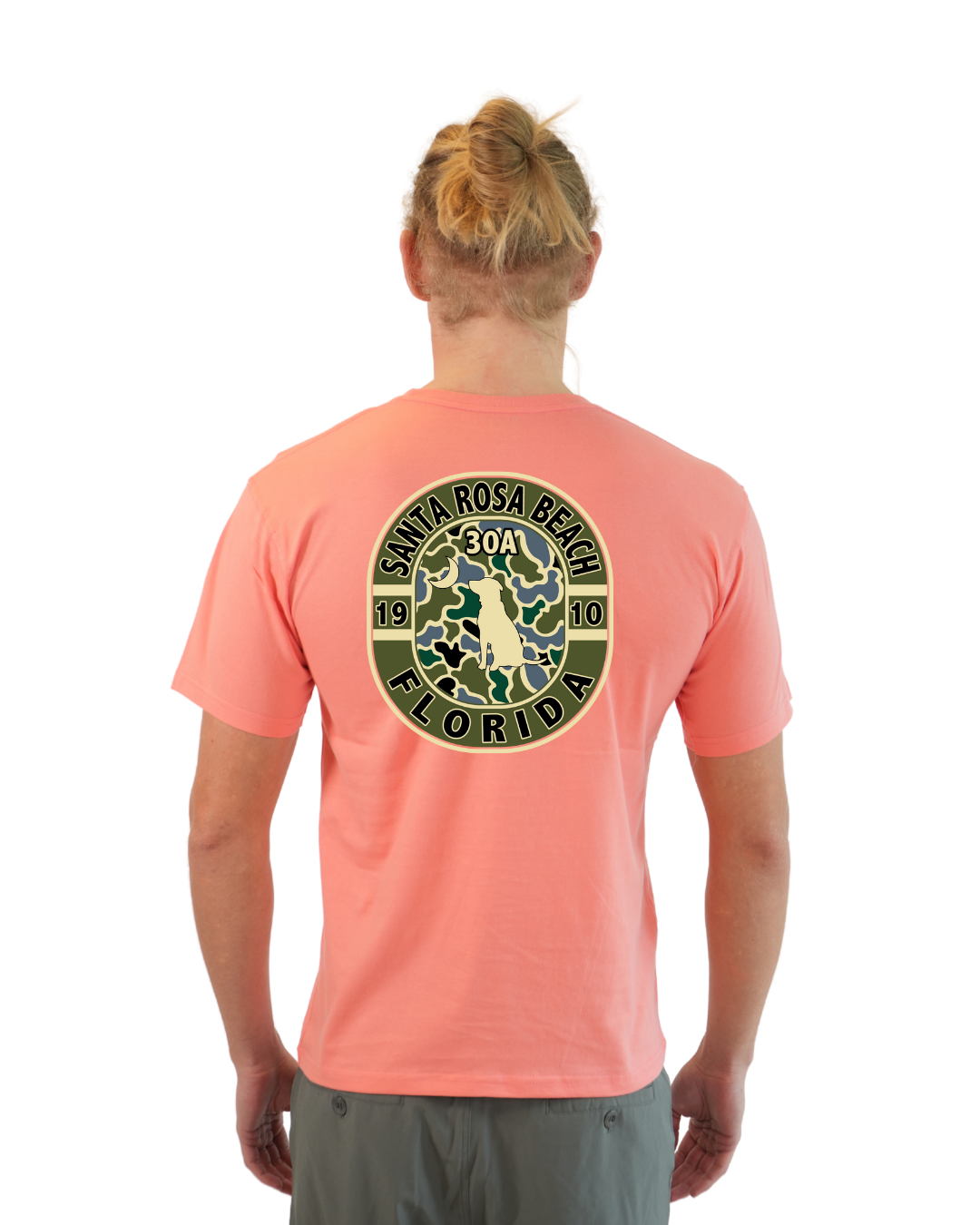 Santa Rosa Beach Dog 1984 T-Shirt Camouflage Edition