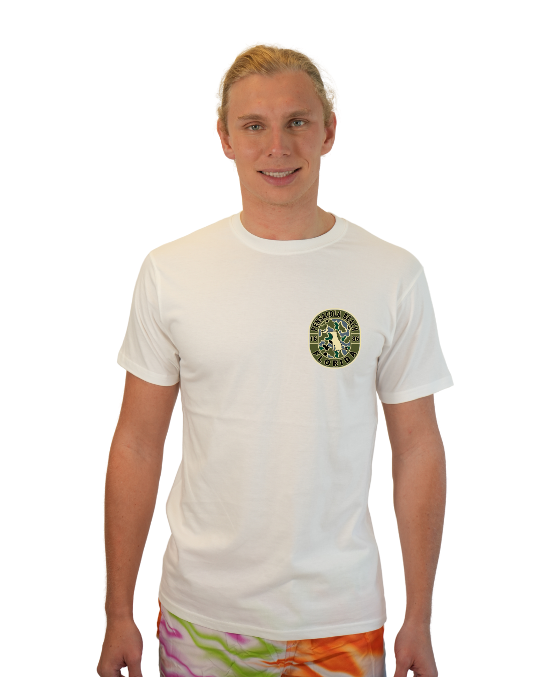 Pensacola Beach Dog 1984 T-Shirt Camouflage Edition