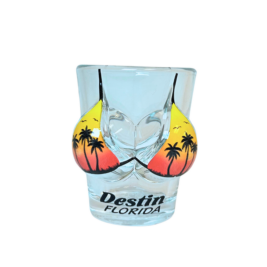 Destin Bikini Bust 3d  Shot Glass