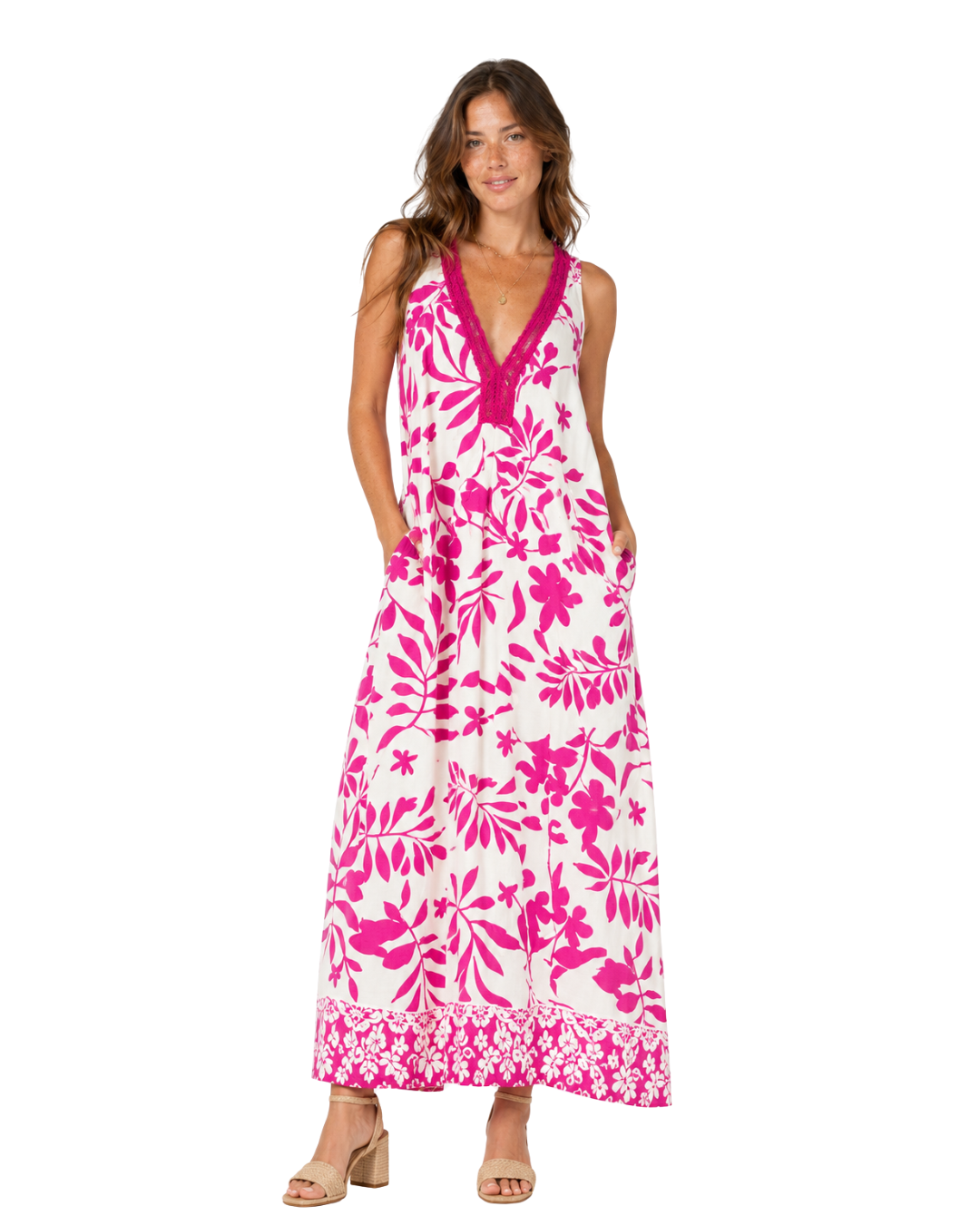 Paradise, Floral Long Dress