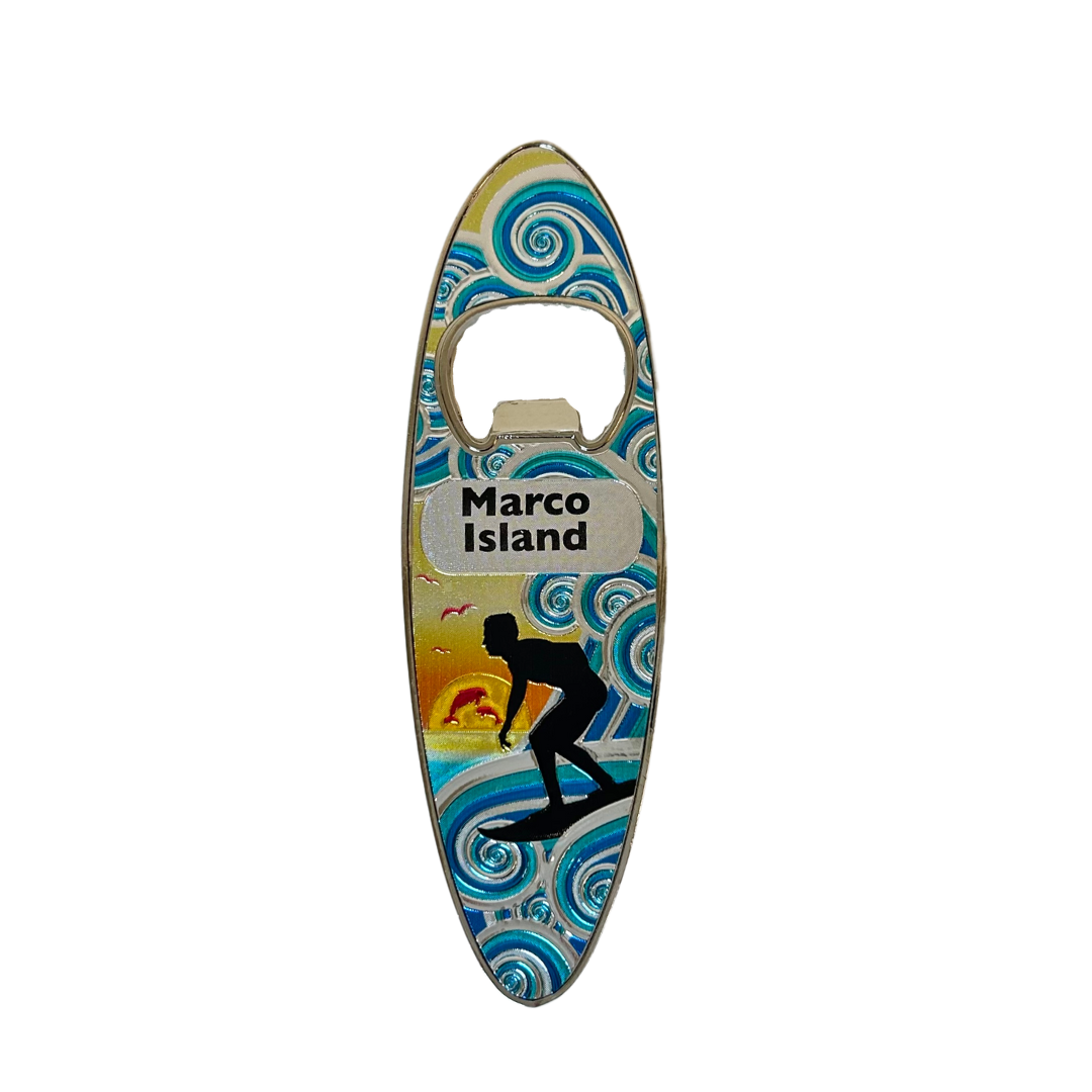 Marco island Opener Style Surf Table Magnets