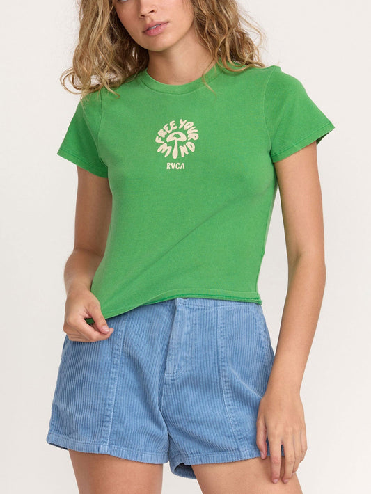411 T-Shirt Clothing RVCA XS EMERALD GREEN (EMG)