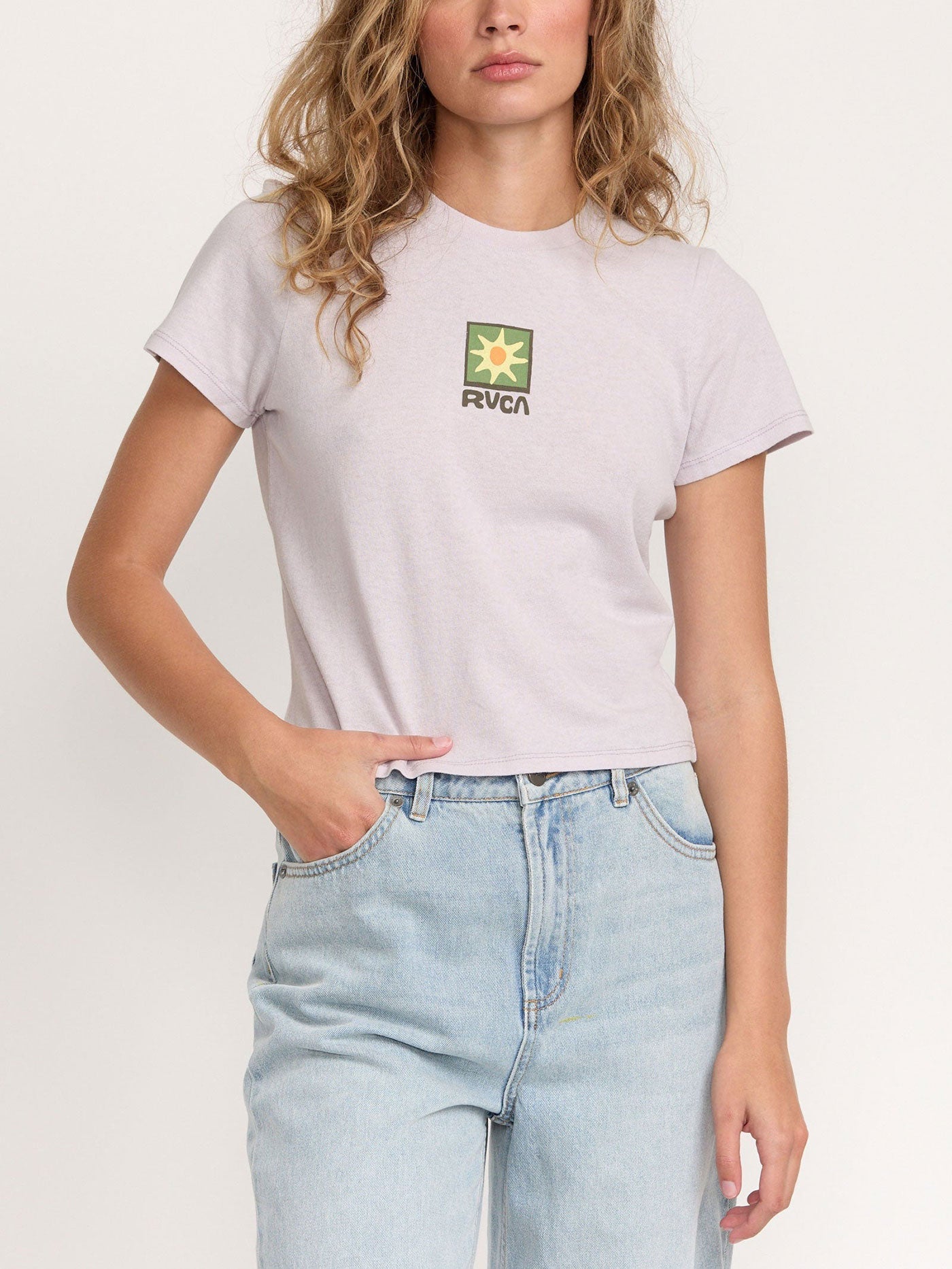 411 T-Shirt Clothing RVCA XS FOG (FOG)