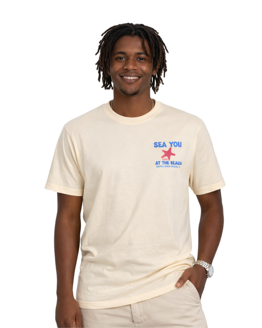 Santa Rosa Beach, Fl Sea You at The Beach Design Men’s T-Shirt