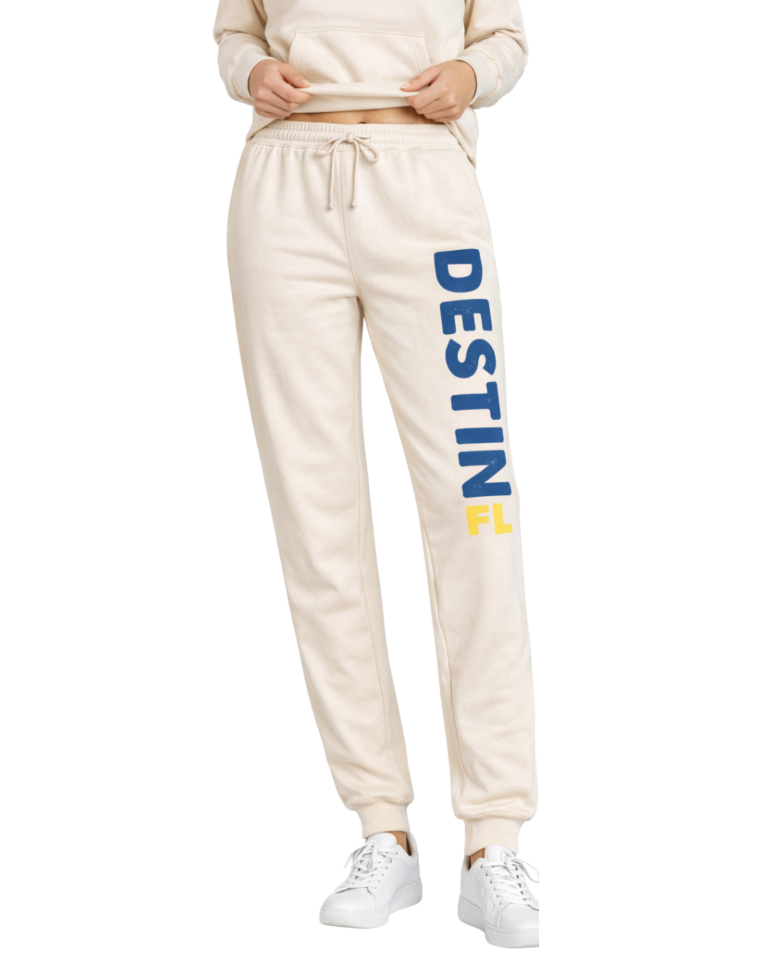 Destin Palm Tree/ Stripes Jogger -Part of a Set- Style ETP040P Clothing alvinsisland.com