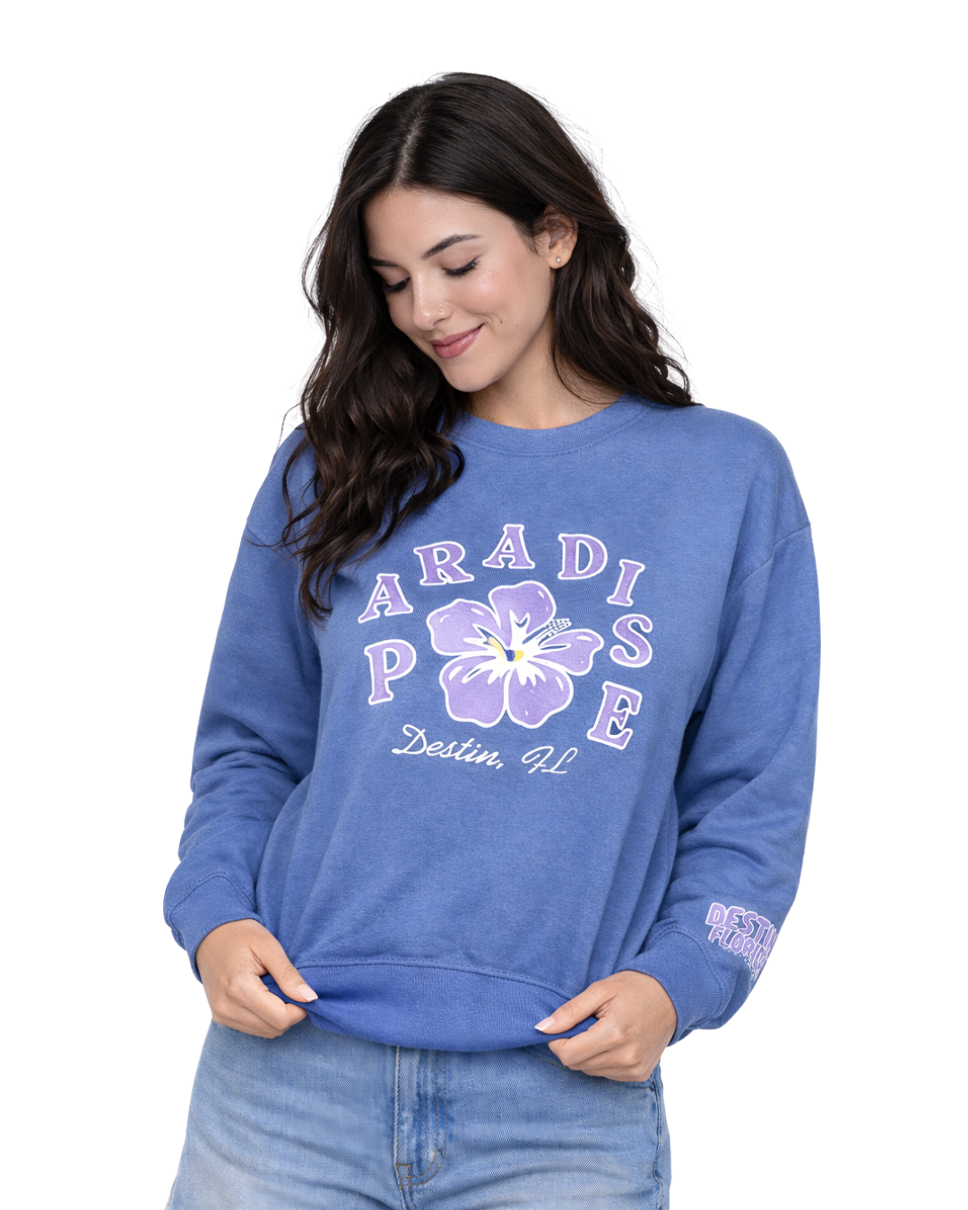 Destin, Paradise Crewneck -Part of a Set-Style ETP40CN