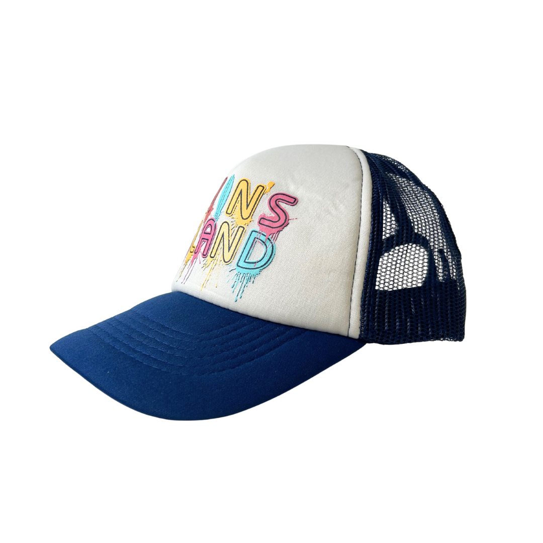Alvins Island Mesh Trucker Cap Navy Adjustable Style HN01 ACCESORIES alvinsisland.com