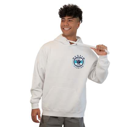 Destin Pullover Hoodie Men with Alvin's Island Hang Loose Front and Back Design Style 252