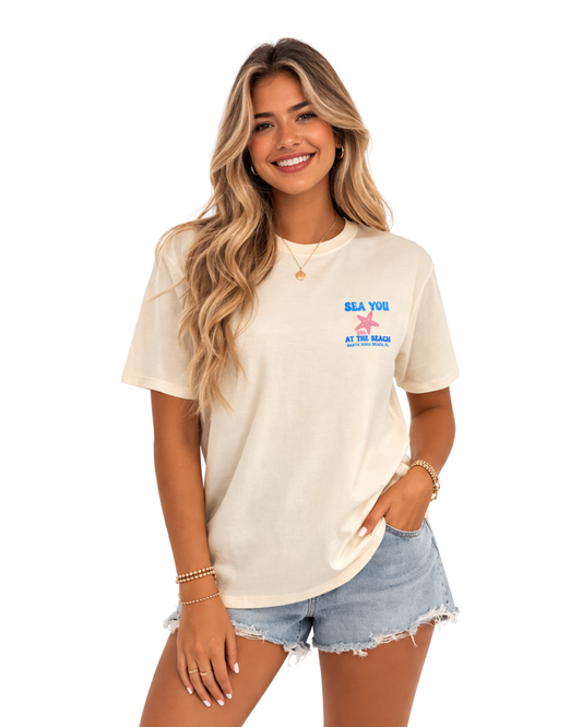 Santa Rosa Beach, Fl Sea You at The Beach Design Women’s T-Shirt