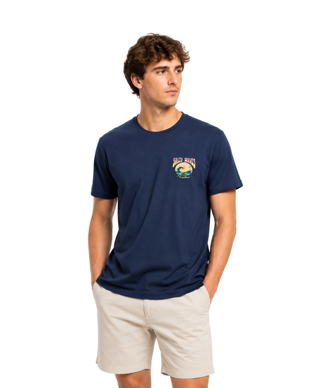 Naples, Fl Salty Waves Garment Dye T-shirt