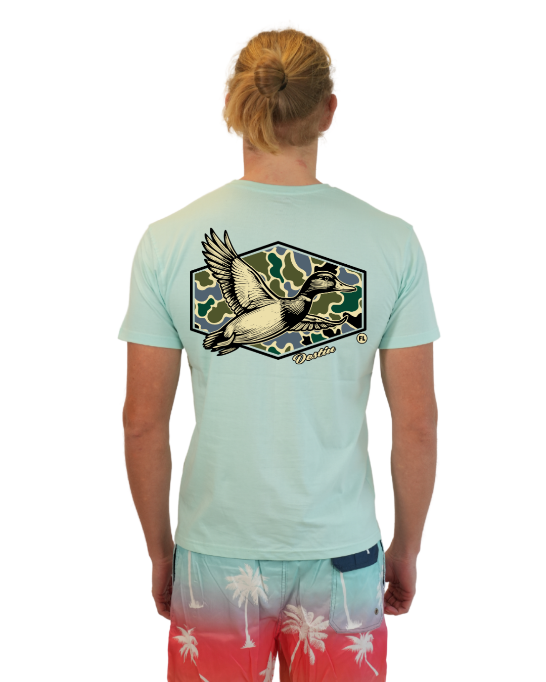 Destin Duck Men  T-Shirt Camouflage Edition