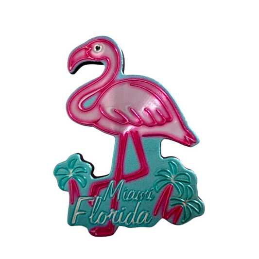 Miami Flamingo Pink Magnet
