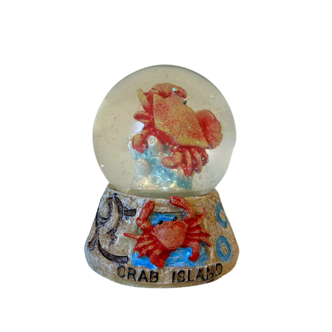 Crab Island Water Globes 65mm Souvenir