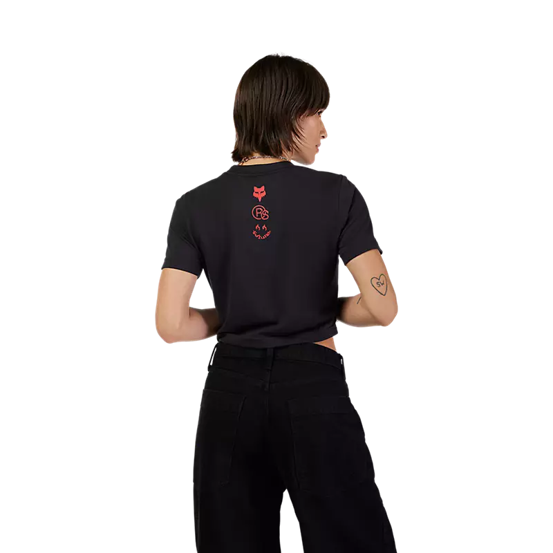 Womens Fox x Honda Baby Tee Foxracing