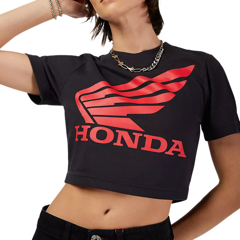 Womens Fox x Honda Baby Tee Foxracing