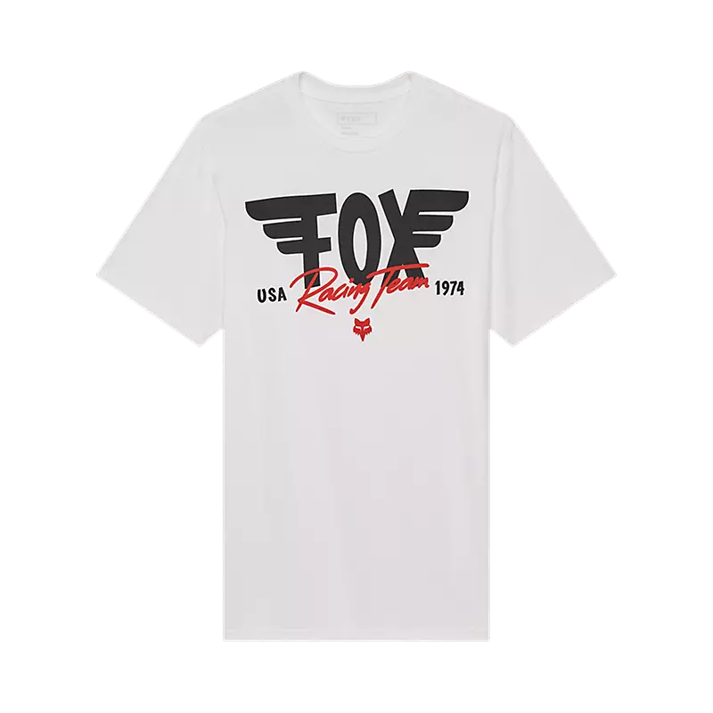 Fox Racing Team 1974 Winged Premium Tee T-SHIRT Foxracing M White