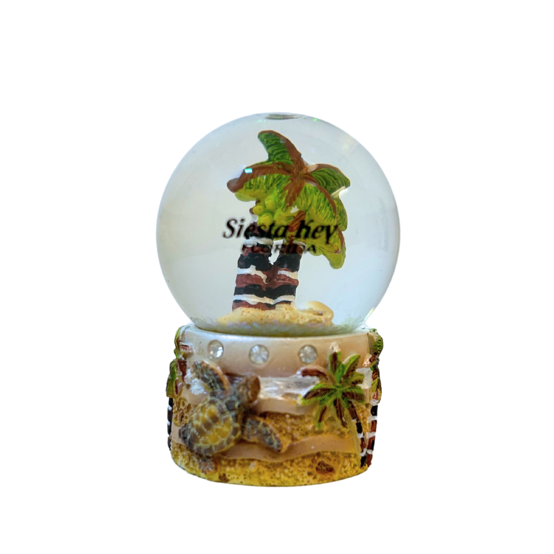 Siesta Key, Fl Mini Water Globes Souvenir 2.5"x1.5"