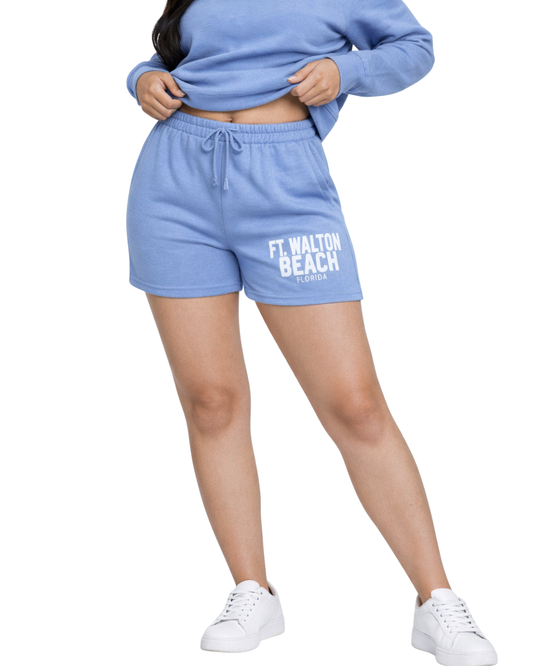 Ft. Walton, Beach Vibes Coast Live Short -Part of a Set-Style ETP042S Clothing alvinsisland.com Blue Iris S