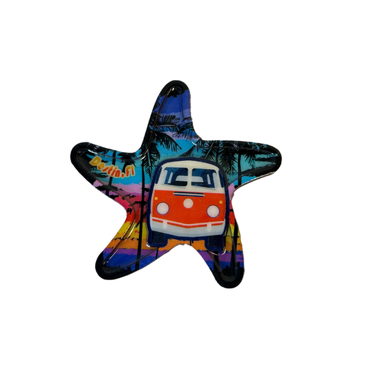 Destin Colorfull Seastar Wood Magnet