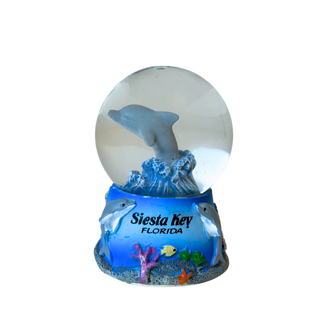 Siesta Key, Fl Mini Water Globes Souvenir 2.5"x1.5"