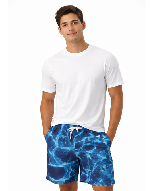 Mens Swim Trunks Ocean Style Sm-001