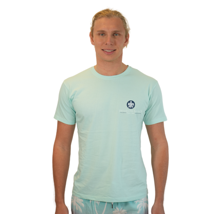 Pensacola Beach with front SeaTurtle's pocket design and back big SeaTurtle's Design T-Shirt Men Style CC1000